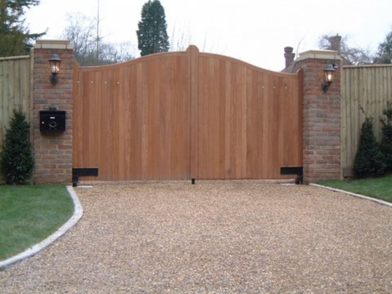 Bespoke wooden gates